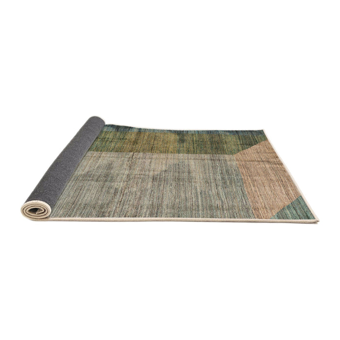 Sideview of Abstract Gray Modern Rug, abs4936