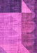 Machine Washable Abstract Pink Modern Rug, wshabs4936pnk