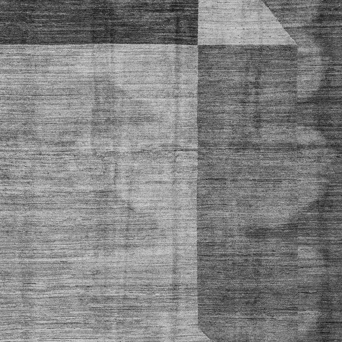 Machine Washable Abstract Gray Modern Rug, wshabs4936gry