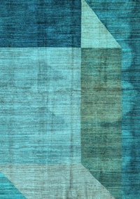 Abstract Light Blue Modern Rug, abs4936lblu