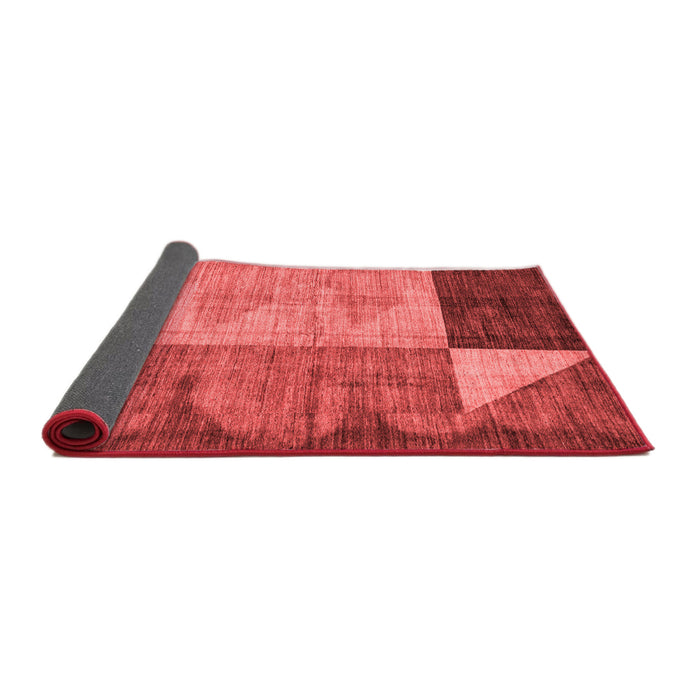Abstract Red Modern Area Rugs