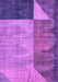 Machine Washable Abstract Purple Modern Area Rugs, wshabs4936pur