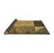 Sideview of Abstract Brown Modern Rug, abs4936brn