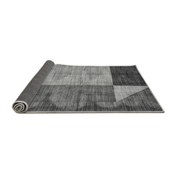 Sideview of Abstract Gray Modern Rug, abs4936gry