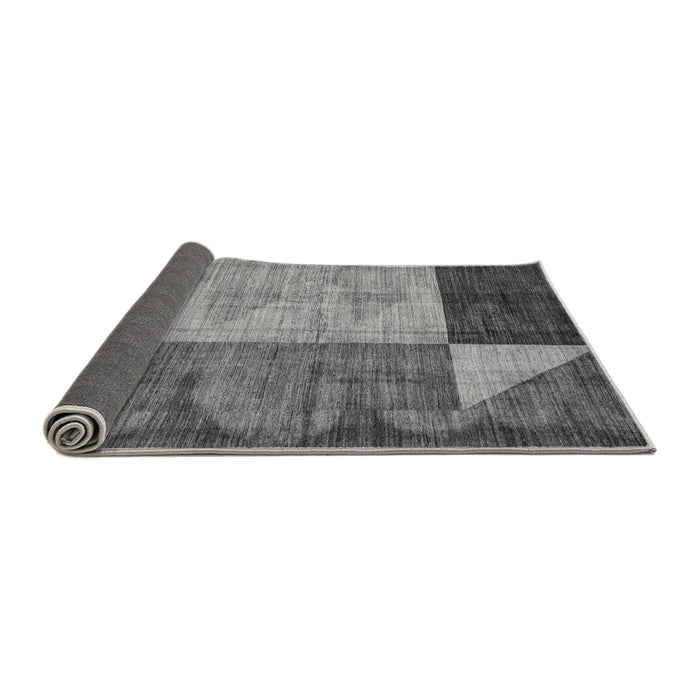 Sideview of Abstract Gray Modern Rug, abs4936gry