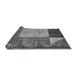 Sideview of Abstract Gray Modern Rug, abs4936gry