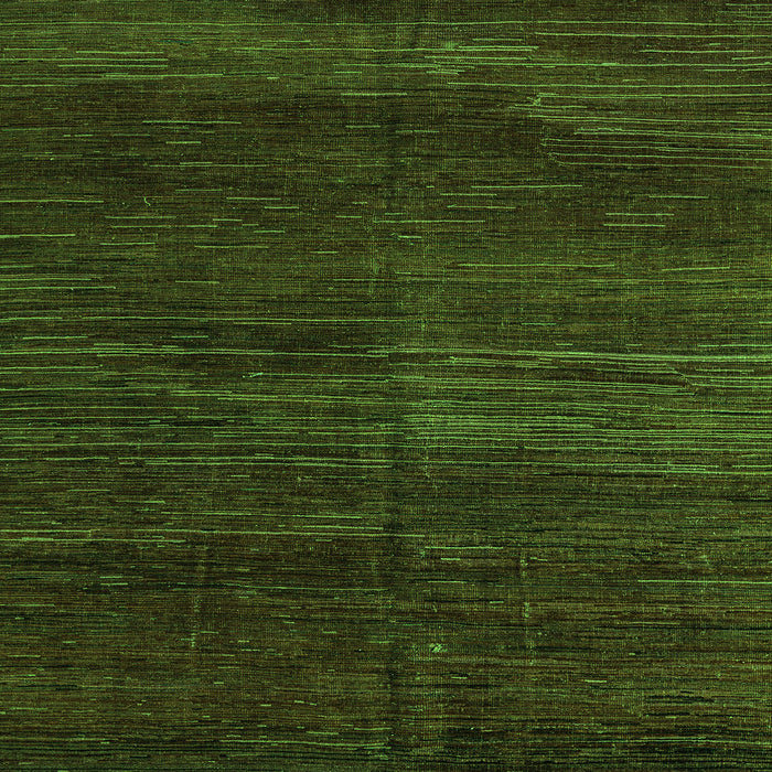 Square Machine Washable Abstract Green Modern Area Rugs, wshabs4937grn