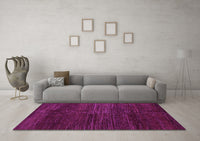 Machine Washable Abstract Pink Modern Rug, wshabs4937pnk