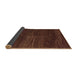 Sideview of Abstract Brown Modern Rug, abs4937brn