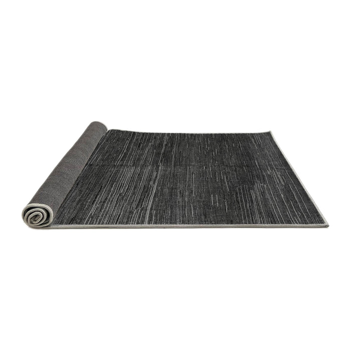 Sideview of Abstract Gray Modern Rug, abs4937gry