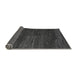 Sideview of Abstract Gray Modern Rug, abs4937gry