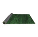 Sideview of Abstract Emerald Green Modern Rug, abs4937emgrn