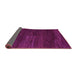 Sideview of Abstract Pink Modern Rug, abs4937pnk