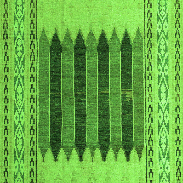 Machine Washable Abstract Green Modern Area Rugs, wshabs4938grn