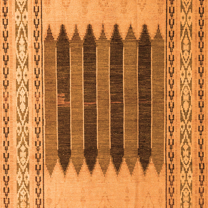 Abstract Orange Modern Rug, abs4938org