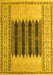 Abstract Yellow Modern Rug, abs4938yw