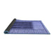 Sideview of Abstract Blue Modern Rug, abs4938blu