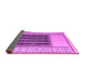 Sideview of Abstract Purple Modern Rug, abs4938pur