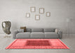 Modern Red Washable Rugs