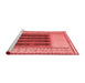 Modern Red Washable Rugs