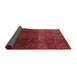 Abstract Red Modern Area Rugs