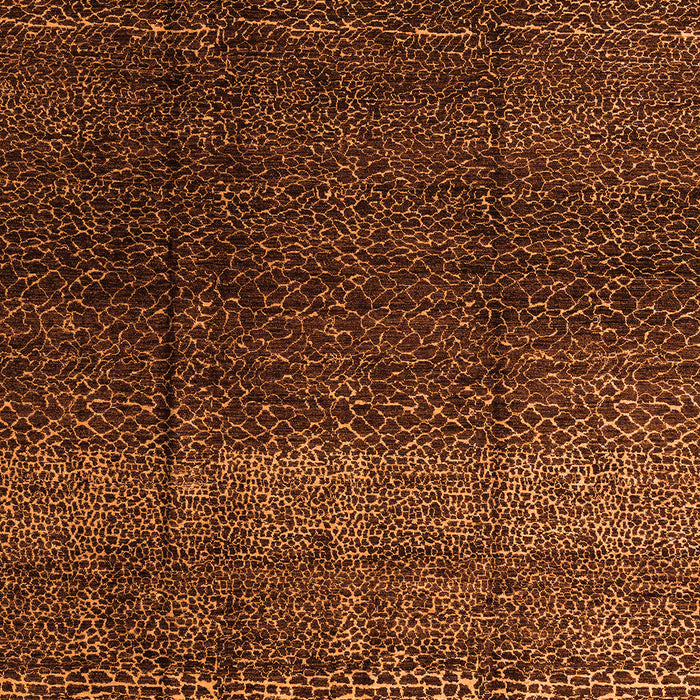 Abstract Orange Modern Rug, abs4939org