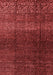 Abstract Red Modern Area Rugs