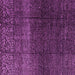 Square Machine Washable Abstract Purple Modern Area Rugs, wshabs4939pur