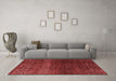 Modern Red Washable Rugs