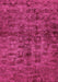 Machine Washable Abstract Pink Modern Rug, wshabs493pnk