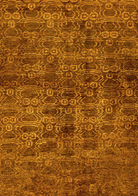 Abstract Yellow Modern Rug, abs493yw