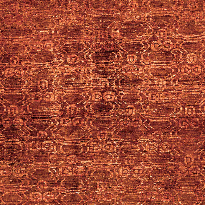 Machine Washable Abstract Orange Modern Area Rugs, wshabs493org