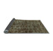 Sideview of Abstract Light Blue Modern Rug, abs493lblu