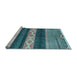 Sideview of Machine Washable Abstract Light Blue Modern Rug, wshabs4940lblu