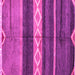 Square Abstract Pink Modern Rug, abs4940pnk