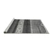 Sideview of Machine Washable Abstract Gray Modern Rug, wshabs4940gry