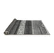 Sideview of Abstract Gray Modern Rug, abs4940gry