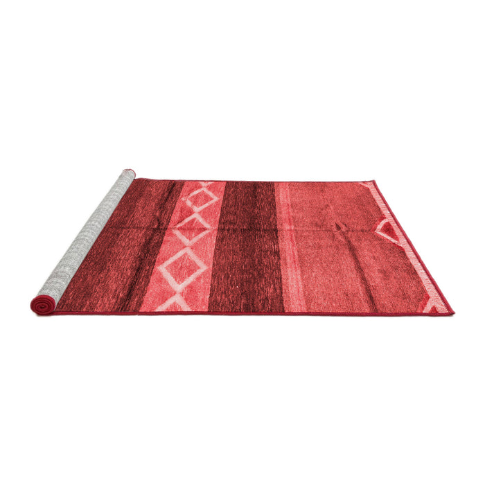 Modern Red Washable Rugs