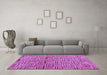 Machine Washable Abstract Purple Modern Area Rugs in a Living Room, wshabs4941pur