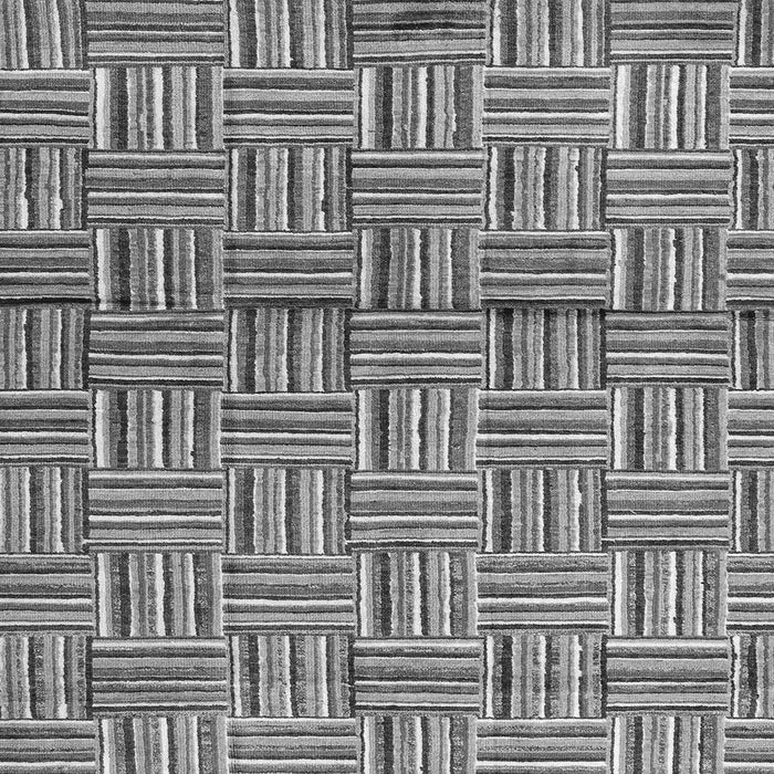 Square Machine Washable Abstract Gray Modern Rug, wshabs4941gry