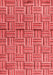 Abstract Red Modern Area Rugs