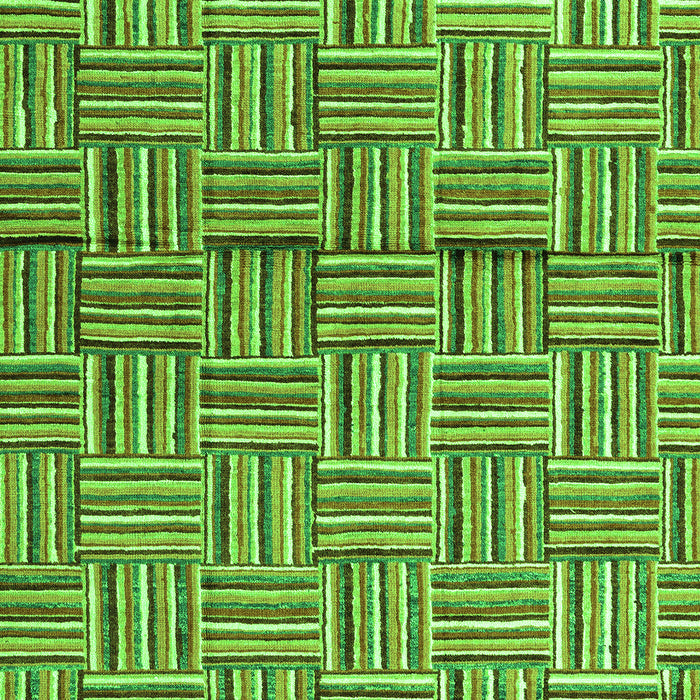 Machine Washable Abstract Green Modern Area Rugs, wshabs4941grn