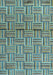 Abstract Light Blue Modern Rug, abs4941lblu