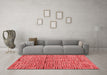 Modern Red Washable Rugs