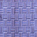 Square Abstract Blue Modern Rug, abs4941blu