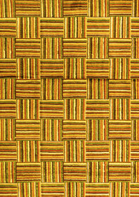 Abstract Yellow Modern Rug, abs4941yw