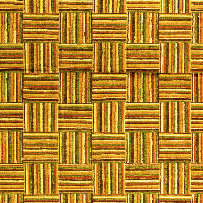 Abstract Yellow Modern Rug, abs4941yw