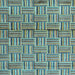 Square Abstract Light Blue Modern Rug, abs4941lblu