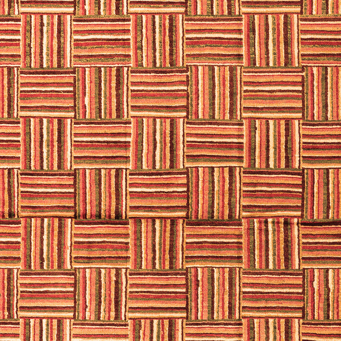Machine Washable Abstract Orange Modern Area Rugs, wshabs4941org