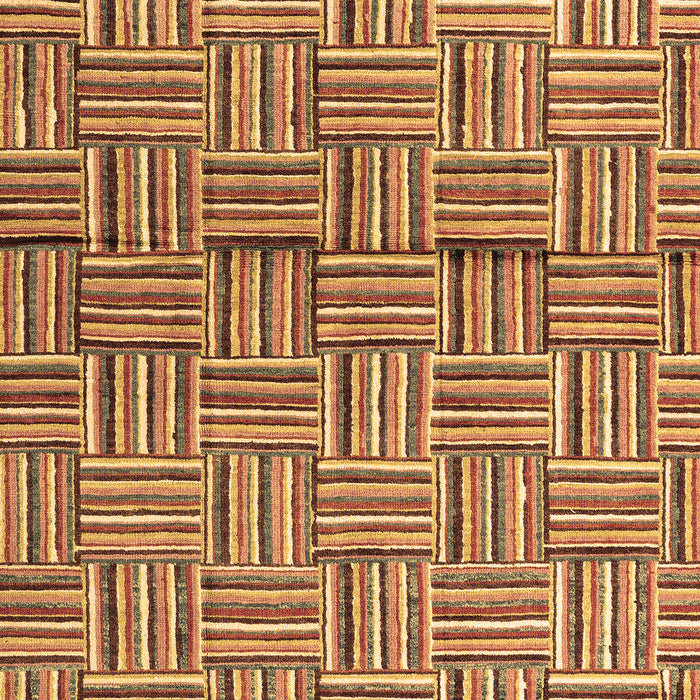 Machine Washable Abstract Brown Modern Rug, wshabs4941brn